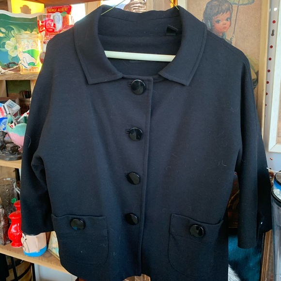 Vintage Crop Dress Coat - Picture 2 of 2